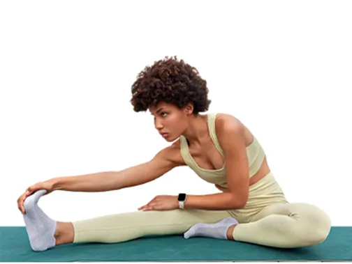 کشش ناحیه پشت پا (Hamstring Stretch):